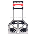 Foldable aluminum shopping cart trolley